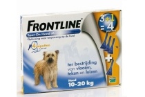 frontline spot on hond 10 20 kilo