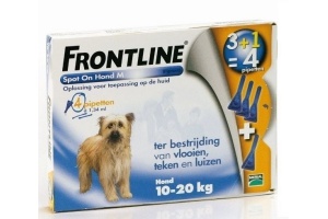 frontline spot on hond 10 20 kilo