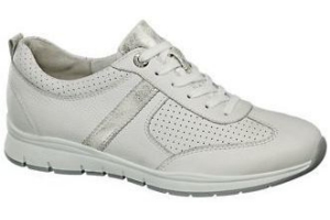 witte comfort sneaker perforatie