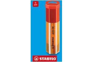 stabilo fineliners in koker