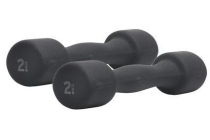 casall dumbbells 2 x 2 kg zwart