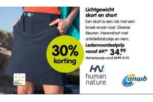 lichtgewicht skort en short
