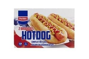 perfekt broodje hotdog