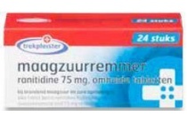 trekpleister maagzuurremmers 75mg ranitidine 24 tabletten