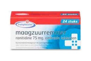 trekpleister maagzuurremmers 75mg ranitidine 24 tabletten