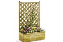 bloembak dubbele trellis