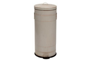 pedaalemmer 30 liter vintage taupe