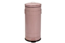 pedaalemmer 30 liter vintage roze