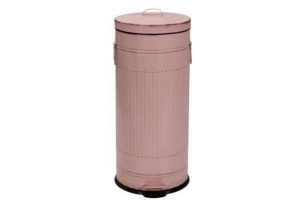 pedaalemmer 30 liter vintage roze