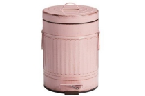 pedaalemmer 5 liter vintage roze