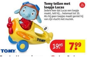 tomy tellen met loepje lucas