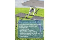 aluminium picknicktafel