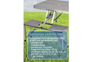 aluminium picknicktafel