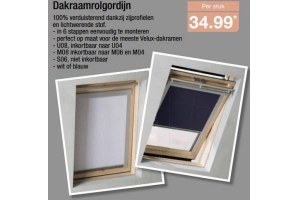 dakraamrolgordijn
