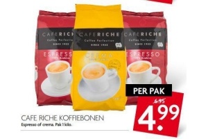 cafe riche koffiebonen