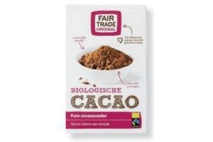 fair trade original biologische cacaopoeder