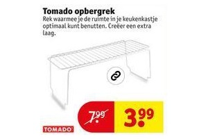 Bekwaam Gedetailleerd Iedereen Tomado opbergrek, nu voor €3,99 - Beste.nl
