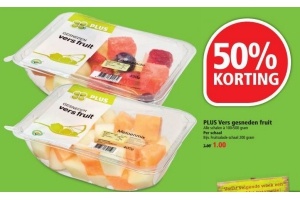 plus vers geneden fruit