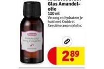 kruidvat bruin glas amandel olie