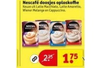 nescafe doosjes oploskoffie