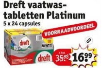 dreft vaatwastabletten platinum