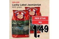 lucky label jasmijnrijst