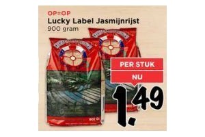 lucky label jasmijnrijst