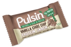 pulsin vanilla choc chip protein snack