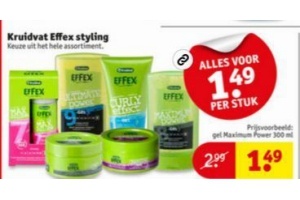 kruidvat effex styling