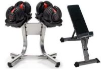 bowflex dumbells standaard bank selecttech 552i