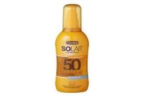 kruidvat solait transparent spf 50 high zonnebrand sunspray