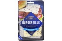 arla castello burger blue