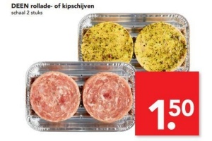 deen rollade of kipschijven