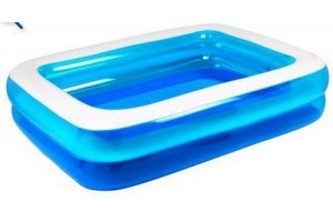 zwembad blauw rechthoekig