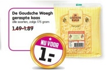 de goudsche waegh gerapste kaas