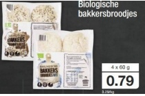 biologische bakkersbroodjes