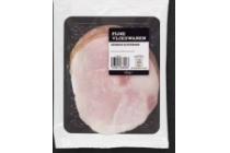 gerookte of gegrilde ham