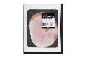 gerookte of gegrilde ham