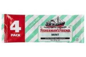 fisherman s friend suikervrij strong mint 4 pack