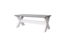 tafel steigerhout kruispoot rotsgrijs