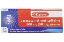 kruidvat paracetamol met coffeine 500mg 50mg tabletten