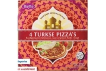 4 turkse pizza s