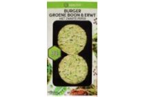 burger groene boon erwt