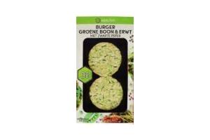 burger groene boon erwt