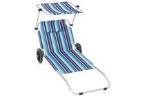 strandstoel met wielen en zonnedak