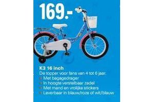 k3 fiets 20 inch