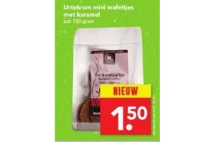 urtekram mini wafeltjes met karamel