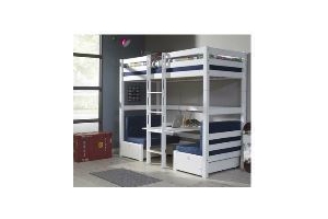 hoogslaper stapelbed finley blauw