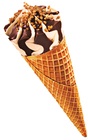 cono vanille aardbei