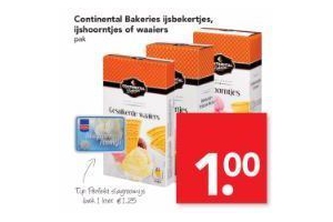 continentol ijsbekertjes